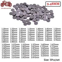 5pcs Motorcycle Engine Parts Adjustable 9.48mm Valve Shims Kit for KAWASAKI VN800 VN900 ZX1000 Valve Shim 1.225-3.475 1.2-4.0 2.975 to 3.175