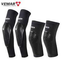 VEMAR Updated Version Ice Sleeve New Knee and Elbow Pads Motorcycle Knee Brace Cycling Bike Motocross Elbow Riding Protector M