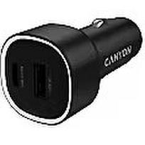 Canyon car charger OnDrive 48 PD 48W USB-A+USB-C Black CNE-CCABR3AC