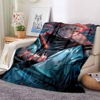 3D Animacinis Jujutsu Kaisen Anime Itadori Yuj Pledas, Minkštas Pledas Namams Miegamajam Lovai Sofai Kelionei Iškylai Biurui Dangalas Vaikams 75x90cm