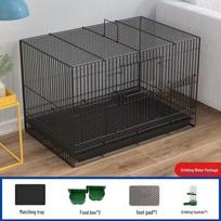 Ypač didelis patalpų narvas triušiams, jūrų kiaulytėms, žiurkėnams ir degučiams su tualetu Blue 50*34*32cm (4-7 rabbits)