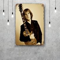Gary Moore Retro Vintage Skardinis Ženklas Plakatas Dekoratyvinė Plokštelė Metalo Plokštelė Sienų Dekoras 30x40cm(11.8x15.7inch)