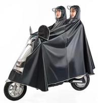 Lietpaltis elektrinei transporto priemonei, tvirtas ir didelis, vienam asmeniui, specialiai vyrams, važinėjantiems motociklais ir elektriniais paspirtukais, su kojomis XXXXL, 8XL juoda