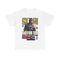 Shaquille O'Neal Shaq Shirt, Los Angeles Lakers NBA SLAM Cover T-Shirt, Unisex Sports Tee, Vintage Retro Basketball Streetwear, Gift For Men L gray