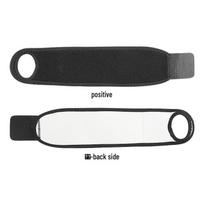 Black Adjustable Castor Oil Pack Wristband with Magic Sticker - Universal Protective Wrap for Both Hands juoda