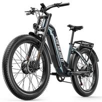 Shengmilo S700 Pro  26×3.0  Dual-Motor Electric Mountain Bike, 48V 25Ah Sam-sung Battery,7-Speed,Hydraulic Disc Brake,Front Suspension. One size