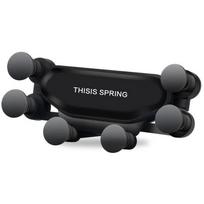 Gravity Car Phone Holder Multifunctional Cars Air Vent Mount Auto-Grip Stable 360 Degree Rotatable Stand Auto Accessories black