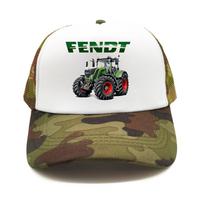 „Fendt Trucker“ kepuraitė, unisex, juokinga, ūkininkavimo traktoriaus, žemės ūkio, „Fendt Hat“, beisbolo kepuraitė, vėsi vasarinė, unisex, tinklinė kepuraitė. white