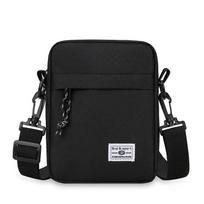 Men's Mini Crossbody Phone Bag Light Messenger Shoulder Bag Small Fanny Chest Pack for Boys black
