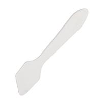 50pcs White Mask Spatulas Massage Washable Cosmetic Spoon Spatula for Eye Cream Manicure white