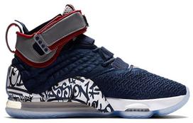 Nike LeBron 17 EP LeBron 4 Šaltai mėlyni Grafiti CT6052-400 38.5 black