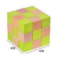 Wooden Snake Cube Puzzle Brain Teaser Iq Logic Training Problem Solving Educational Toys For Kids Boys Girls Fun Challenges