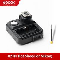 Godox X2T Trigger Hot Shoe X2T-C X2T-N X2T-S X2T-F X2T-O X2T-P Replace Accessories for Canon Nikon Sony Fuji Olympus Pentax