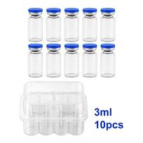 3/5/7/10 ml sterilios tuščios ampulės su savaime užsidarančiu injekcijų portu ir ampulių laikymo dėklu, mini peptidai su šaldytuvo laikymo dėklu