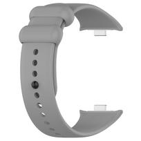 Silikoninė apyrankė Xiaomi Mi Band 9 Pro/8 Pro išmaniajam laikrodžiui, Priedai, Keičiama apyrankė-dirželis Redmi Watch 6/5/4 Redmi Watch 5 gray