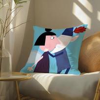 Ben And Hollys Little Kingdom Pillow Case DoubleSided Plush Sofa Cushion Covers Organic Breathable Invisible Zipper 30x30cm