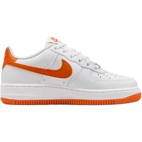 Nike Air Force 1 Low top Kids' Skateboarding Shoes White Orange Kids' FV5948-113 37.5 white