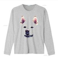 Akita american dog T Shirt top tee design Unisexs Unisexs kids baby sizes vintage Washed Casual Soft designer clothes graphic M white