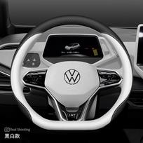 2026 VOLKSWAGEN prabangus vairo užvalkalas Nappa oda Tinka Golf Taos Passat Tiguan Atlas Touareg Arteon Automobilio priedai D Shaped Style 3