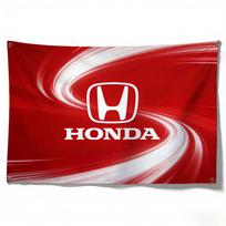 Motorcycle For HONDA Decorative MG57 Flag Waterproof Fade Resistant Polyester Indoor Outdoor Hanging Flag (as the picture,60x110cm) red
