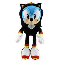 New Hedgehog Mouse Plush Toy Super Sonic Tails Knuckles Cartoon Anime Doll 30cm 33cm/250g šviesiai mėlyna spalva