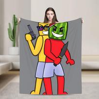 S- Saulėtas Ir M-Melionas Antklodė Kokybiška Super Šilta Mesti Antklodę Rudens Stovyklavimas Sofa Lova Madingas Patalynė 50x60in