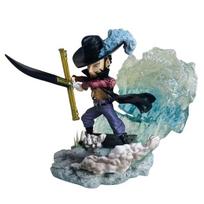 10cm One Piece Anime Figures Dracule Mihawk Action Figurine Gk Pvc Statue Model Collection Ornaments Desk Decoration Xmas Gift No Box black
