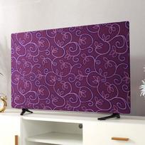 TV dangalas Apsauginis nuo dulkių dangalas 43 colių 50 colių 55 colių 65 colių sieniniams televizoriams Namų naudojimas Baldų apsauga 45 inches violetinė
