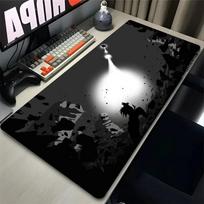 Rubber Mouse Pad Gaming Mousepad Dragon Balls Desk Mat PC Accessories Goku Keyboard Pad Computer Black And White Anime Table Pad 30x60cm white
