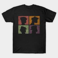 Asian Size Cotton Unisex Tshirt Print T-shirt Gorillaz Band T-shirt No-Cut Print Regular Fit M (51-60kg) juoda