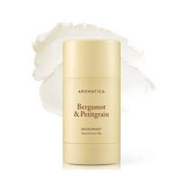 AROMATICA Bergamot & Petitgrain Deodorant 75g – Refreshing Aromatic Body Odor Care white