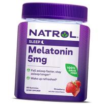 Chewable Melatonin, Melatonin 5 Gummies, Natrol  (72358037) 60tab Strawberry