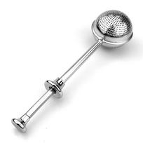 Tinklinis arbatos sietelis nerūdijančio plieno arbatos dizaino infuzerio vamzdelio laikiklio įrankis puodeliui arbatinuko arbatos indų infuzinis daugkartinio naudojimo metalo plieno arbata 1pc gray
