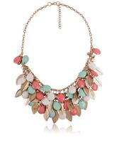 Naujausias stilingas daugiaspalvis metalinis chokeris moterims ir merginoms Onesize white