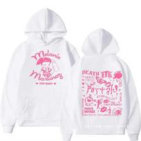 Melanine Martinez Cry Baby 2025 New Hoodie Men Women Cute Graphic Printing Sweatshirts for Fans Autumn Winter Fleece Hoodies L black
