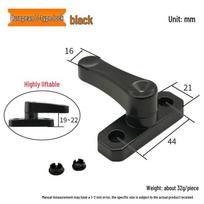 T formos plastikinio plieno langų ir durų užrakto sagtis black