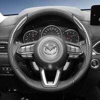 Tinka Mazda anglies pluošto vairo apdangalas, skirtas Cx-5 Cx-30 Mazda3 Cx-50 Cx-90 Mazda2 Cx-60 Cx-3 Mx-5 Bt-50 gray