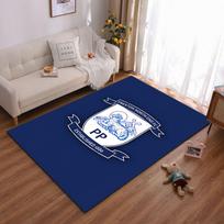 Preston North End Logo Carpet suitable as a non-slip mat for the living room or bedroom sofa 40x60cm( 15x23in ) white