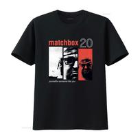 Vintage Retro Matchbox 20 Rock Band Print Casual Music Lover T Shirt Vintage Washed Fashion Streetwear Top For Everyday Wear 4XL black