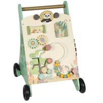 Wooden Baby Walker Toys With Speed Control For 18 Plus Months Green