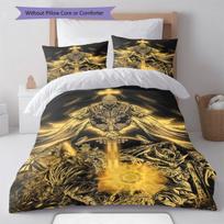 Elden Ring Veil Bedding Quilt Set Quilt Cover Pillowcase Home Decoration Birthday Gift (1 * duvet cover + 2 * pillowcase, without core) 200x220cm