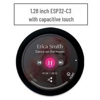ESP32-C3 kūrimo plokštė su 1,28 colio apvaliu LCD jutikliniu ekranu, WiFi ir Bluetooth moduliu