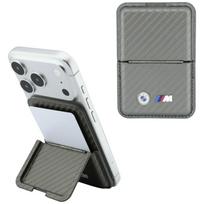 Piniginė BMW M Carbon Metal Logos MagSafe antracito spalvos