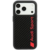 Dėklas Audi R8 Carbon Fiber MagSafe, skirtas iPhone 18 Pro / 17 Pro, juodas