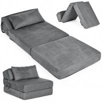 2-in-1 vienvietė išlankstoma poroloninė sofa-lova čiužinys 190×70 cm ModernHome