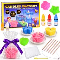 „Pasidaryk pats“ žvakių gamybos rinkinys CANDLE FACTORY – kvapnus ir spalvingas ZA6579