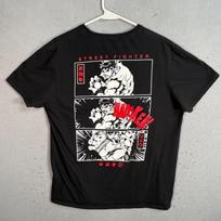 Street Fighter Graphic Tee Black Large Capcom Licensed Retro Gamer Mens L gray