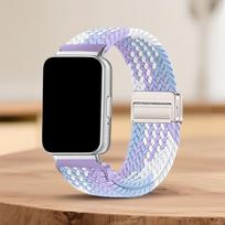 Samsung Galaxy Fit 3 reguliuojamas madingas magnetinis sportinis pintas keičiamas laikrodžio dirželis išmanūs priedai Galaxy watch Fit3 violetinė