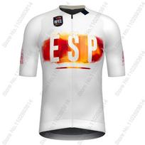Ispanijos Nacionalinės Komandos Dviratininko Džersio Rinkinys Ispanijos Vėliavos Drabužiai Plento Dviratininko Marškiniai Kostiumas Dviratininko Šortai su Petnešėlėmis MTB Apranga Ropa XXL gray