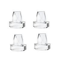 Food Grade Wearable Breast Pump Silicone Replacement Parts Duckbill Valve Diaphragm Flange Fits Most Mainstream Breast Pump Models A5 white